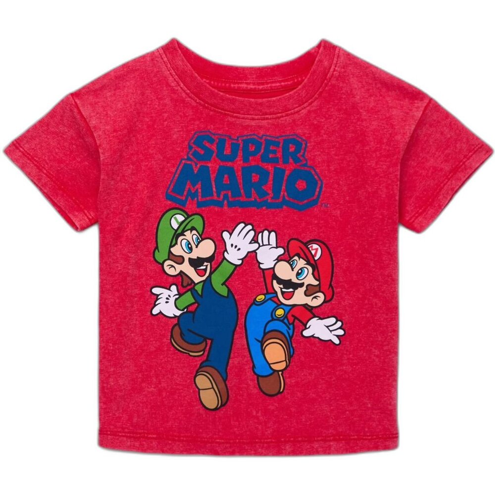 Nintendo SUPER MARIO Red Toddler Boys Shirt Size 3T NEW